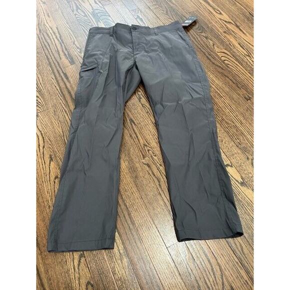 Union Bay Rainier UB Tech Travel Pants Fixed Waistband UPF50 Gray Size 38X30 NWT - Picture 2 of 9